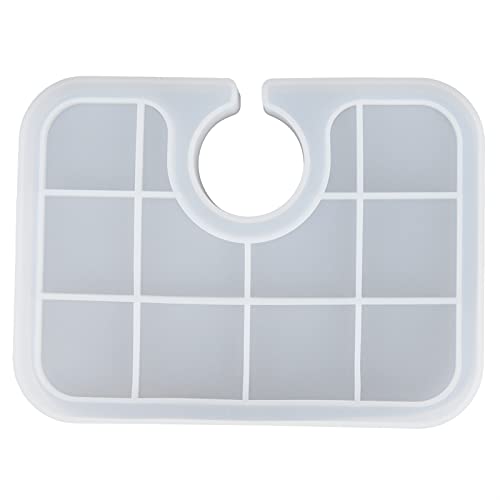 Silikonform Translucent Harzschale Werkzeug zum Backdekoration DIY (S 20x20x10.5 cm / 7.9x7.9x4.1in) von LIYJTK