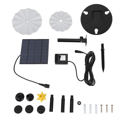 Solar angetriebener Wasserpumpe Kit Langlebig zuverlässig umweltfreundlich für Vogelbad Garten Hinterhof Pool Fischtank Solar angetriebener Wasserpumpe Kit Langlebig zuverlässig umweltfreundlich für Vogelbad Garten Hinterhof Pool Fischtank von LIYJTK