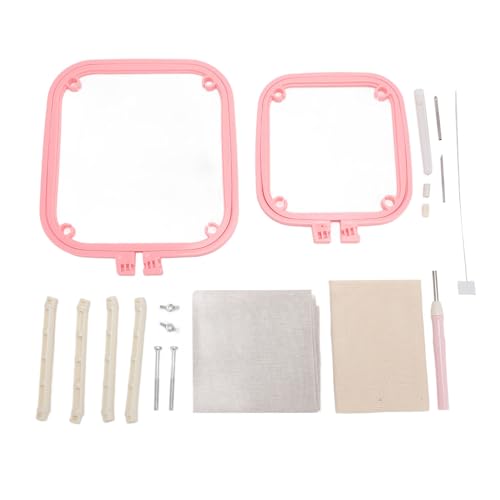 Stickerei Hoop Handarbeiten Rahmen Halter Doppels chicht Stand für Bastel projekte (Rot) von LIYJTK