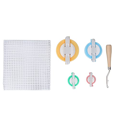 Teppich Hooking Mesh Kit Langlebige Teppich zum Nadelnetzstofftuch Strickriegel Latch Haken Set von LIYJTK
