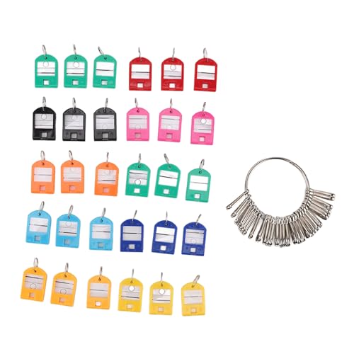 Tragbarer Schlüsselorganisator Iron Plastic Hold 8.2cm 30 farbenfrohe Tags Schlüsselbundbüros Hotels Tragbarer Schlüsselorganisator Iron Plastic Hold 8.2cm 30 farbenfrohe Tags Schlüsselbundbüros Hotels von LIYJTK