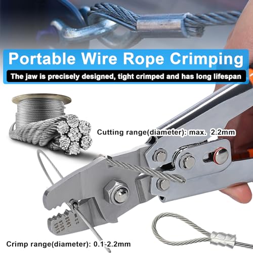 Tragbares Drahtseil Crimping Werkzeug Klemme Ziehdrahtseil -Seilstecker Fangleitungen Crimpable Handklemme Werkzeug Tragbares Drahtseil Crimping Werkzeug Klemme Ziehdrahtseil -Seilstecker Fangleitungen Crimpable Handklemme Werkzeug von LIYJTK
