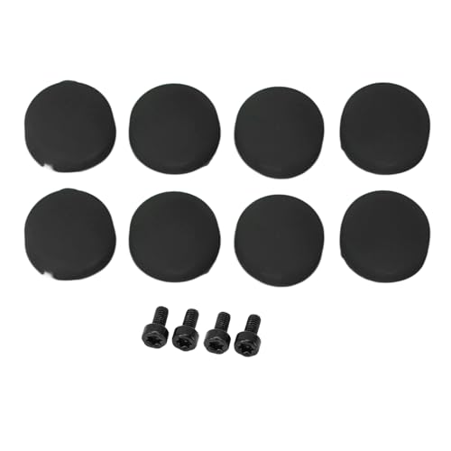 Türklingel -Taste Ersatztaste ansprechende Video -Tasten mit 8 Schrauben zur einfachen Installation Home Verbesserung (Schwarz) von LIYJTK