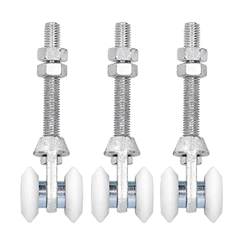 Türrolle, Hängerad, Gleitschienenrolle, 3 Stück, praktisch und langlebig für Scheunentore, Küchen Türrolle, Hängerad, Gleitschienenrolle, 3 Stück, praktisch und langlebig für Scheunentore, Küchen von LIYJTK