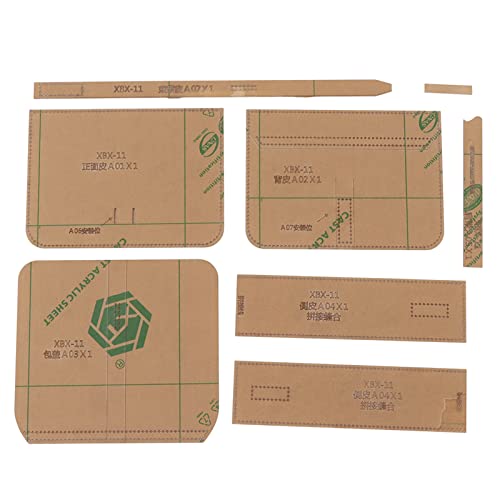 Umhängetasche Acrylvorlagenmuster DIY Hochpräzise Handwerkskit Transparent Leder Umhängetasche Acrylvorlagenmuster DIY Hochpräzise Handwerkskit Transparent Leder von LIYJTK