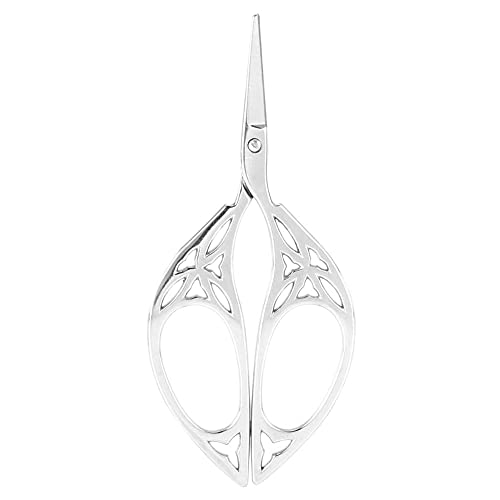 VINTAGE CREATIVE LEAF DESIGN EDELSTAHL SCHERE FÜR EMBROIDERY-BENÖTIGE DIY (Silber) von LIYJTK