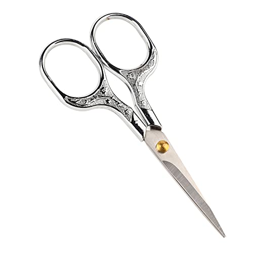 Vintage Nähschere Stickerei Handwerk Handarbeit Kunst Retro Schere für Stickerei Handwerk (Gold) (Silber) von LIYJTK
