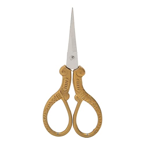 Vintage Stickerei Schere Exquisite Robuste Edelstahl Nähs chere für DIY Handarbeit Gold von LIYJTK
