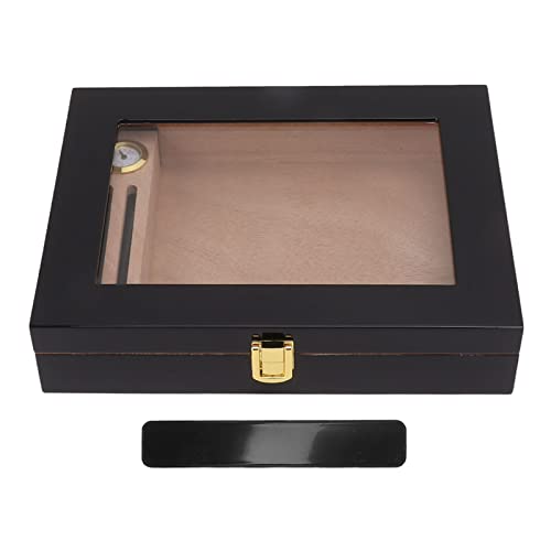 Zigarre Humidor Box Tragbares transparentes Fenster mechanischer Hygrometer Zigarre Humidor Box Tragbares transparentes Fenster mechanischer Hygrometer von LIYJTK