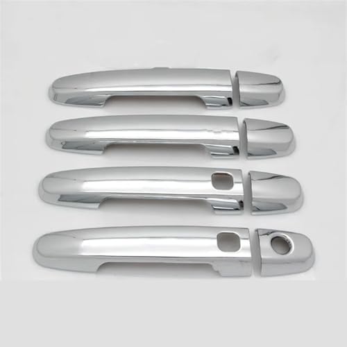 LIYUWNB Auto außentürgriffschale Kompatibel Mit Toyota Für Fielder 2005 2006 2007 2008 2009 2010 2011 2012 2013 Auto-Außentürgriff-Dekorationsschale(Siver 2 Buttons) von LIYUWNB