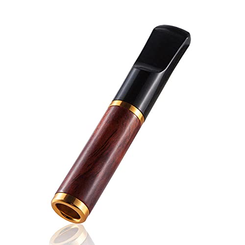 Sandalwood Cigarette Holder for Men with a Microporous Filter, Recirculation Type Can Be Cleaned Cigarette Holder, Geschenkbox Packaging-Red von LIYYSOU