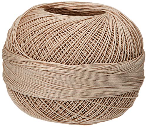 LIZBETH Handy Hands Premium Baumwollfaden, Größe 40, mokkabraun hell von LIZBETH