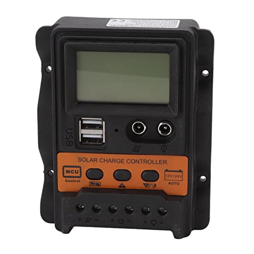 12V 24 V Dual USB Solar Ladung Controller PWM Photovoltaic Panel Ladungsregler LCD -Anzeige Tragbares Solarladegerät für (30a) von LIZEALUCKY