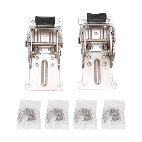 2pcs Folding Scharniere Zinklegierung 180 Grad Selbstverriegelungsscharnier -Set Hardware -Schrank -Kleiderschrank -Tür -Tisch von LIZEALUCKY