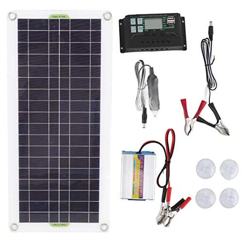 30W Solarladungstafel 220W Solar Wechselrichter Batterie Ladegerät Camping Wanderwanderungssystem Marine Greenhouse Motorcycle (30a) von LIZEALUCKY