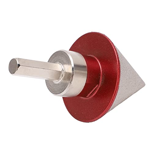 48MM Diamond Beveling Bit with Converter 60 Degree Angle Cone Chamfer Milling Bit for Marble Glass (5/8 to 11in) von LIZEALUCKY