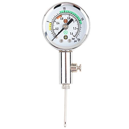 Balldruckmesser Mini Ulitity Luftdruckmesser Barometer Werkzeug Wählen Sie Balldruckmesser für Basketball Fußball Volleyball Fußball von LIZEALUCKY