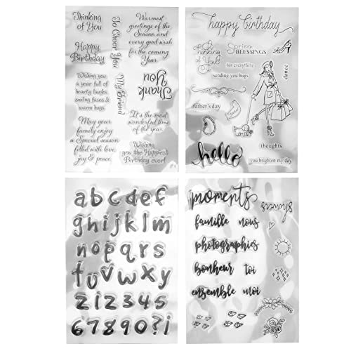 Clear Silicon Seal Verschiedene Muster -Präge -Vorlage für DIY Scrapbooking -Grußwörter Alphabet -Ziffern Clear Silicon Seal Verschiedene Muster -Präge -Vorlage für DIY Scrapbooking -Grußwörter Alphabet -Ziffern von LIZEALUCKY