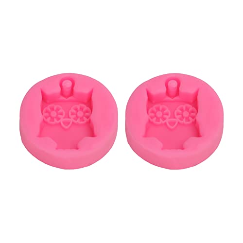 Eule Silikonform DIY niedlich und flexible Aromatherapie Gips Pink Pink von LIZEALUCKY