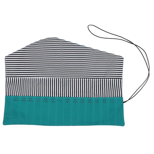 Häkeln Haken Rolling Organizer Tragbarer Stricknadelnhalter für den Haushalt (Grün) von LIZEALUCKY