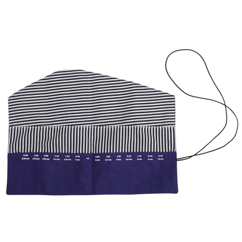 Häkeln Haken Rolling Organizer Tragbarer Stricknadelnhalter für den Haushalt (Lila) von LIZEALUCKY
