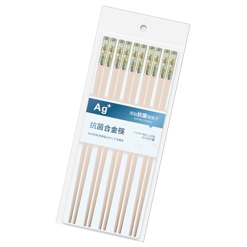 Haustierglasfaser -Essstäbchen Schlupffestes stabiles Haushalt japanischer Stil Küche 5 Paare (-3118230306612) von LIZEALUCKY