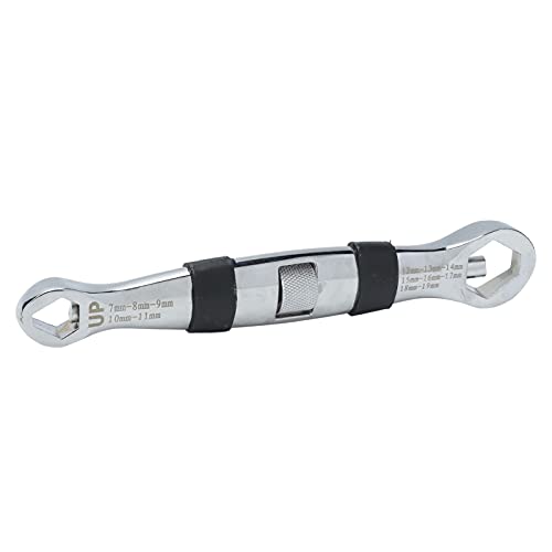 LIZEALUCKY 23 in 1 Schraubenschlüssel Verstellbarer multifunktionaler Chrom Vanadium Stahlstahlmaler Universal Double Ended Short Shank 7-19 mm LIZEALUCKY 23 in 1 Schraubenschlüssel Verstellbarer multifunktionaler Chrom Vanadium Stahlstahlmaler Universal Double Ended Short Shank 7-19 mm von LIZEALUCKY