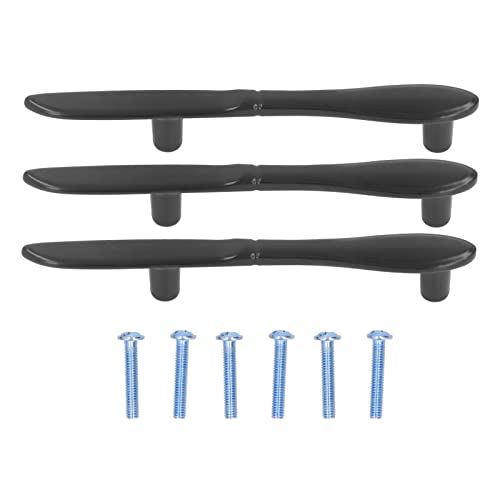 LIZEALUCKY 3Set Dicked Besteck Tabelle geschützt geformt Schrank zieht Schubladen Garderobe Bücherregale schwarz (Messer) von LIZEALUCKY