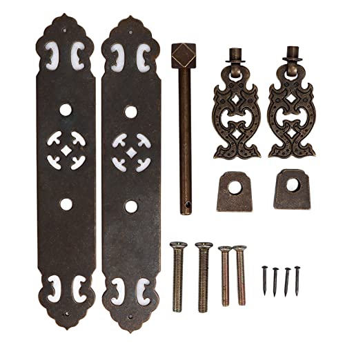 LIZEALUCKY Antike Messing Schrank zieht Retro elegante Türklopfer Pull Griff für Kommoden Kleiderschränke (Antike Messing) von LIZEALUCKY
