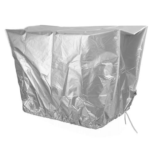 LIZEALUCKY Fenster Klimaanlagenabdeckung staubbeständiger schalldicht atmungsaktiv für die Außenterrasse (86x3x60cm / 33.9x13.8x23.6in) von LIZEALUCKY