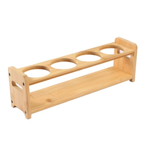 LIZEALUCKY HOLZ JAHRESZEIT SPORAGE RACK ORGANISATOR SPACE FÜR KÜCHE HOLZ (Runde Slots) von LIZEALUCKY