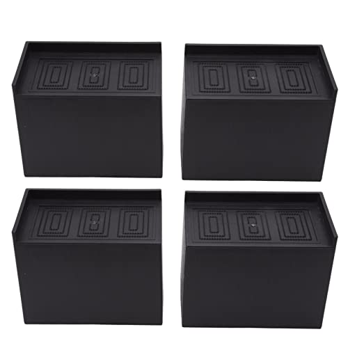 LIZEALUCKY Heavy Duty 5in Furniture Riser für Büro- und Wohnraumvergrößerung schwarz LIZEALUCKY Heavy Duty 5in Furniture Riser für Büro- und Wohnraumvergrößerung schwarz von LIZEALUCKY