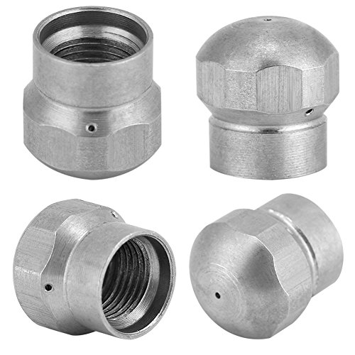 LIZEALUCKY Hochdruckreiniger-Abflussschlauch-Kanalrohr-Reinigungsdüse mit Sprühlöchern G1/8 Zoll LIZEALUCKY Hochdruckreiniger-Abflussschlauch-Kanalrohr-Reinigungsdüse mit Sprühlöchern G1/8 Zoll von LIZEALUCKY