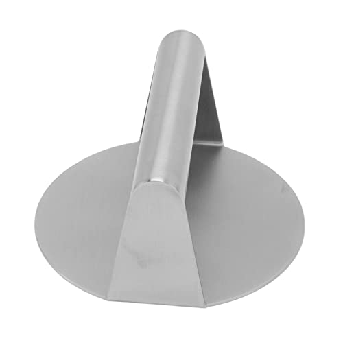 LIZEALUCKY Runde Burgerpresse aus Edelstahl zum Grillen von Steaks, komfortabler Griff, Fleischpresse, manueller Stick LIZEALUCKY Runde Burgerpresse aus Edelstahl zum Grillen von Steaks, komfortabler Griff, Fleischpresse, manueller Stick von LIZEALUCKY