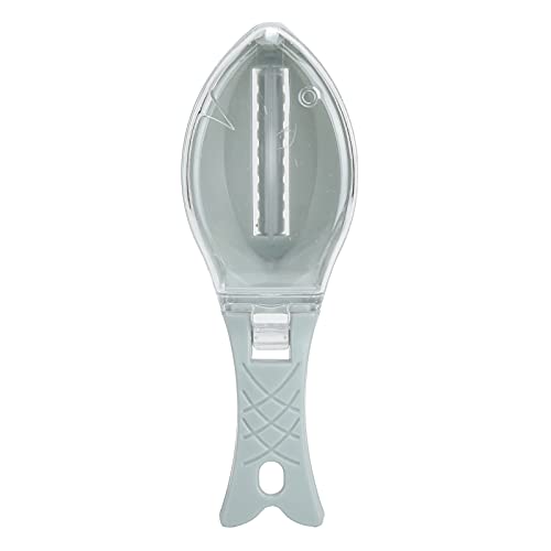 LIZEALUCKY Scale Scraper Manual Lightweight Remover Fish Scales Remover Removal Tool Kitchen Supplies for Chef and Home Cooks(blau) von LIZEALUCKY