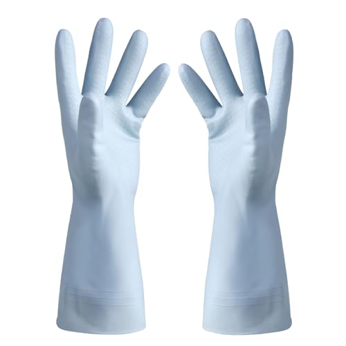 LIZEALUCKY Wiederverwendbare PVC -Reinigung Handschuhe Home Kitchen Badezimmer (M) von LIZEALUCKY