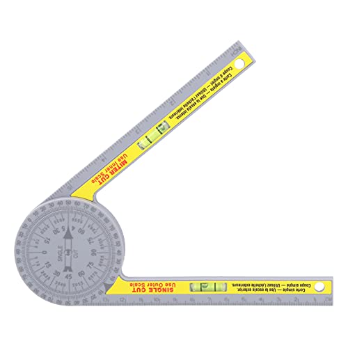 MITER SAW PROTRAKTOR PRÄZISIONS WINKEL MESSUNG WERKZEUG FÜR HOLZORKING BAU 360 DEGREE CUTTING GUIDE von LIZEALUCKY