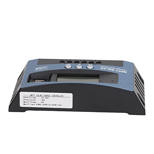 MPPT LCD Dual -Spannungsregler -PV -Controller für Solarpanel 12V 24 V (100a) von LIZEALUCKY