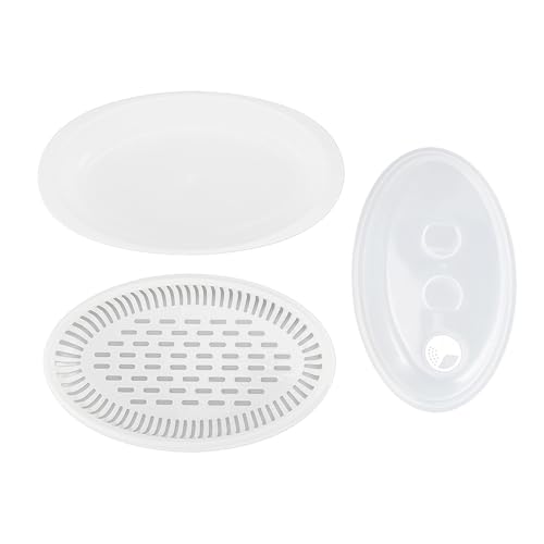 Mikrowelle gedämpfte Fischplatte PP Fast Wärme Leitungsbehälter Küchenabdeckung Design Mikrowelle gedämpfte Fischplatte PP Fast Wärme Leitungsbehälter Küchenabdeckung Design von LIZEALUCKY