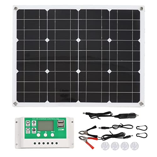 Monokristallines Solarpanel 40W mit 100A -Controller Hocheffizienz Camping Wandern Monokristallines Solarpanel 40W mit 100A -Controller Hocheffizienz Camping Wandern von LIZEALUCKY