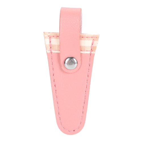 NÄHLE SCHISSOREN SHEATH PROTECTIVE PU-LEDER ABDECKUNG STICKEREI-QUILT, HAUSHALTS ZUBEHÖR FÜR DIY-ENTHUSIASTEN (Fleischrosa) von LIZEALUCKY