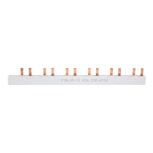 PIN-Kupfer-Sammelschiene, 2P 12-Wege-Leistungsschalter-Luftschalter-Sammelschiene, 63-230-415-V-Kupfer-Sammelschiene mit PVC-Gehäuse für Leistungsschalter-Verteilerkasten von LIZEALUCKY