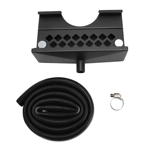 Rear Grease Drainage Funnel, Large Capacity Grease Catcher Iron Magnetic Grease Funnel With Grease Gate For Barbecue Parties von LIZEALUCKY
