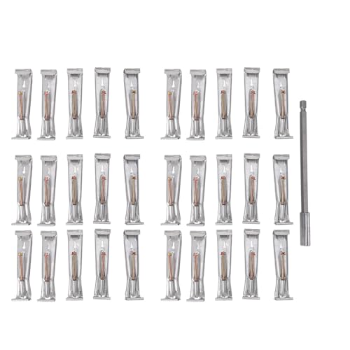 Schnelle Schraubenrinkelstärke professionelle Hidden Regenhalterung Haken für schlagende Dachrinnen mit vorgebauter Schraube 30pcs 5 Zoll von LIZEALUCKY