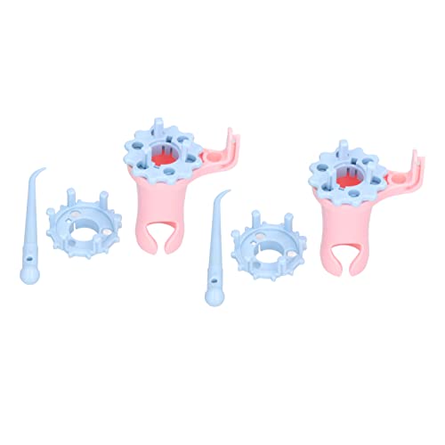 Strickspulen Webstuhl Set Doppelkopf Exquisites Strickgarn DIY Bastelschals Haken für handgefertigte Kleidung von LIZEALUCKY