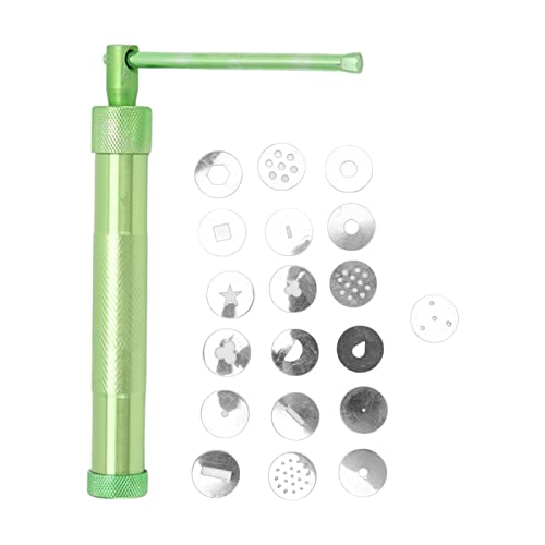 Zuckerpaste Extruderkuchen Fondant Dekoration Werkzeug Set austauschbare Scheiben für Keramik massekuite Zuckerpaste Extruderkuchen Fondant Dekoration Werkzeug Set austauschbare Scheiben für Keramik massekuite von LIZEALUCKY