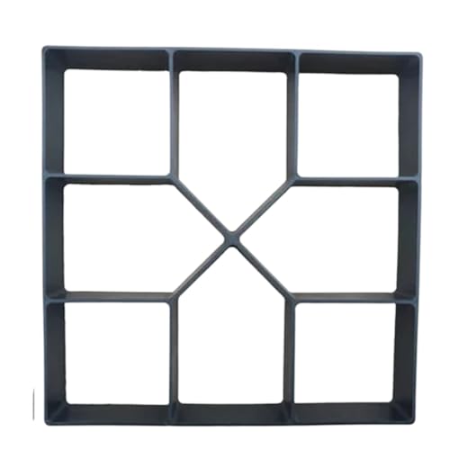 Gehwegplatten Garten DIY Garten Pflaster Form Pflaster Zement Straße Form Wiederverwendbare Beton Hause Garten Ziegel Trittstein Formen(Color-2) von LIZHAYG