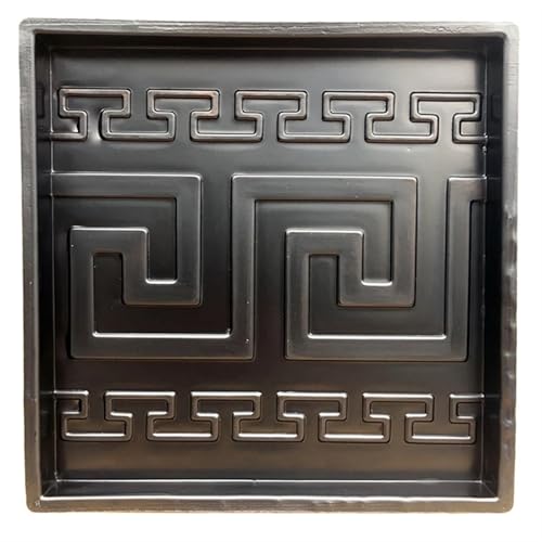 Gehwegplatten Garten Kunststoff DIY Garten Pflaster Wand Ziegel Form Wiederverwendbare Pflaster Form Zement Stein Straße Beton Pfad Maker for Rasen Terrasse Hof von LIZHAYG