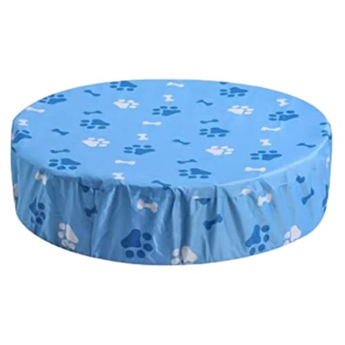 LIZHAYG Abdeckung GartenmöBel Rund Oxford Cloth Round Furniture Cover Dustproof Waterproof for Outdoor Patio Garden Terrace Round Table Cover Pool Protective Case(82cm) von LIZHAYG
