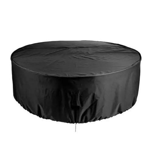 LIZHAYG Abdeckung GartenmöBel Rund Round Table Outdoor Garden Furniture Rain Cover Waterproof Oxford Sofa Protection Garden Patio Rain Snow Chair Dust Proof Covers(185x95cm) von LIZHAYG